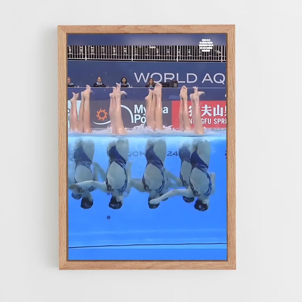 Poster Synchronized diving – affiche Plongeon synchronisé (vue 4)
